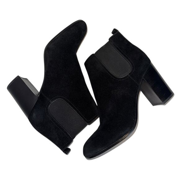 Tory Burch Casual Black Suede Ankle Boots Size 10.5 - Picture 8 of 11